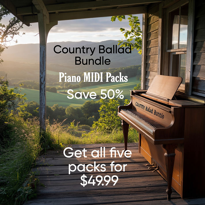 MIDI packs available from jed demlow productions