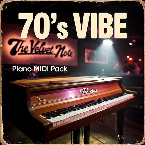 Pop 70's Vibe Piano MIDI Pack | Jed Demlow Productions