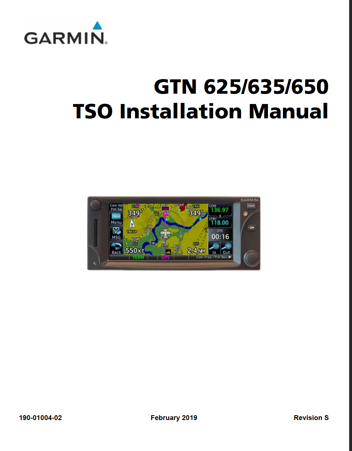 Garmin GTN 650 Manual