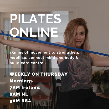 Thursday morning online Pilates is back