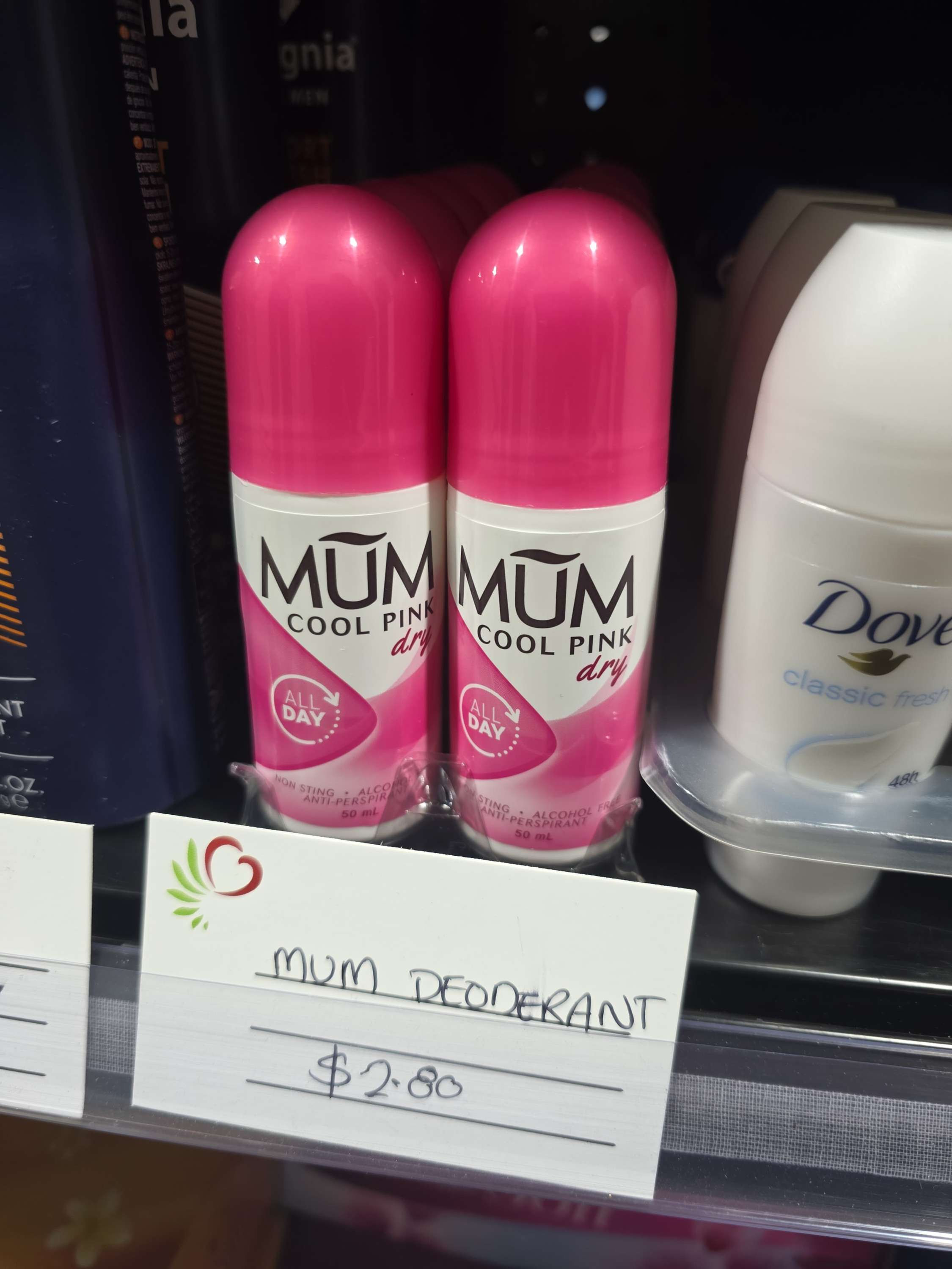 Mum cool pink deodorant