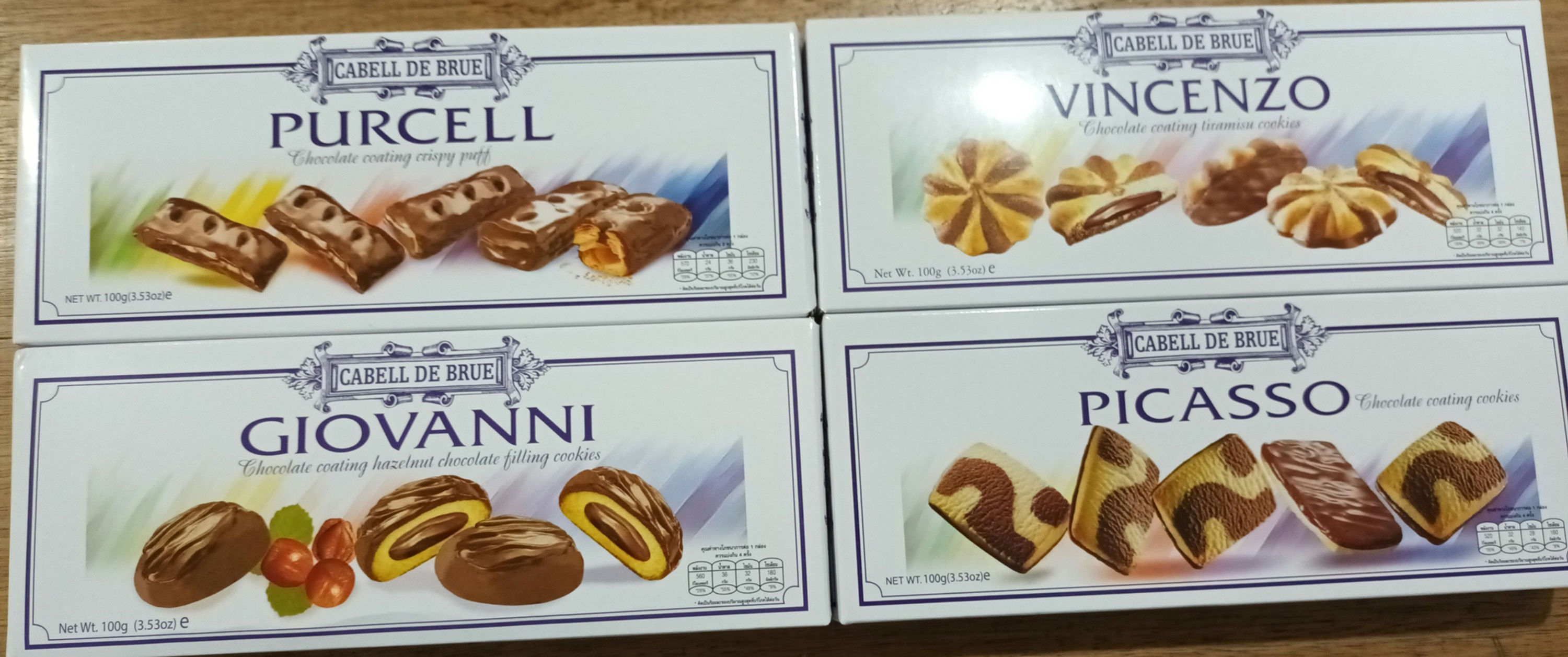 CABELL DE BRUE Biscuits (Choose from multiple flavours) 100g each