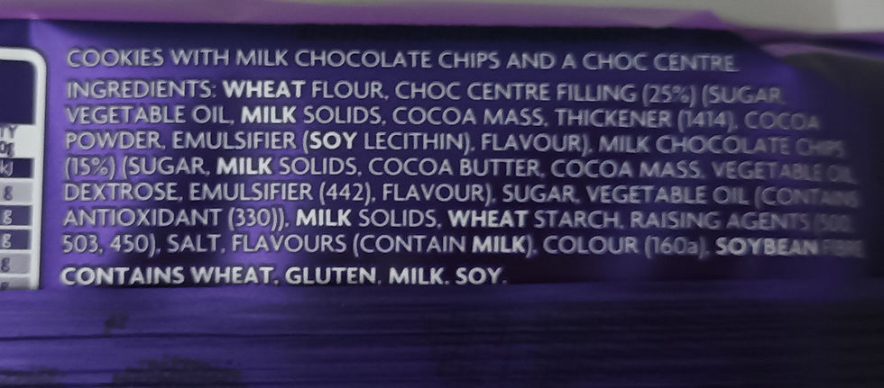 Thumbnail: Cadbury Cookies Choc Centre 156g