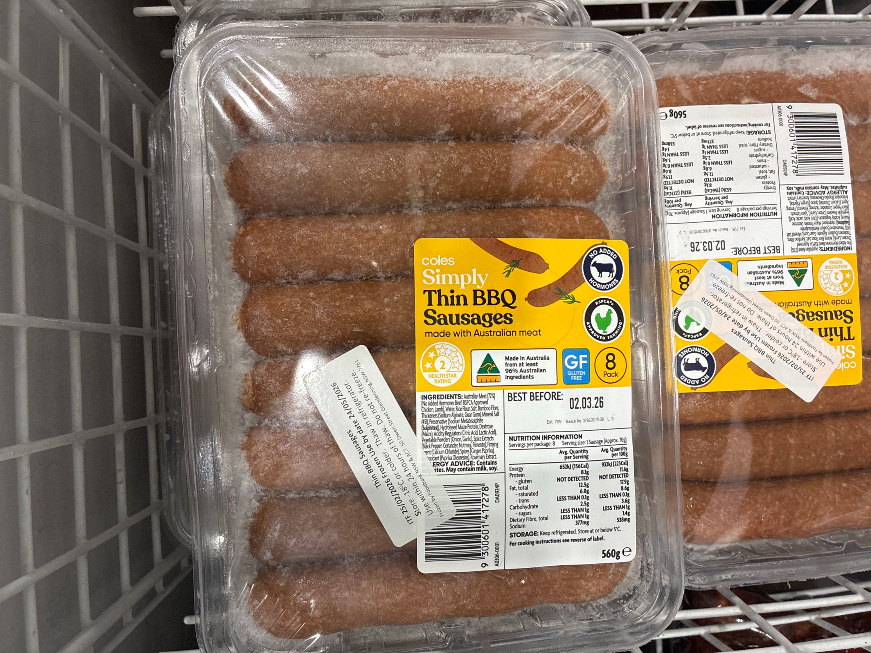 BBQ Sausages - 560g