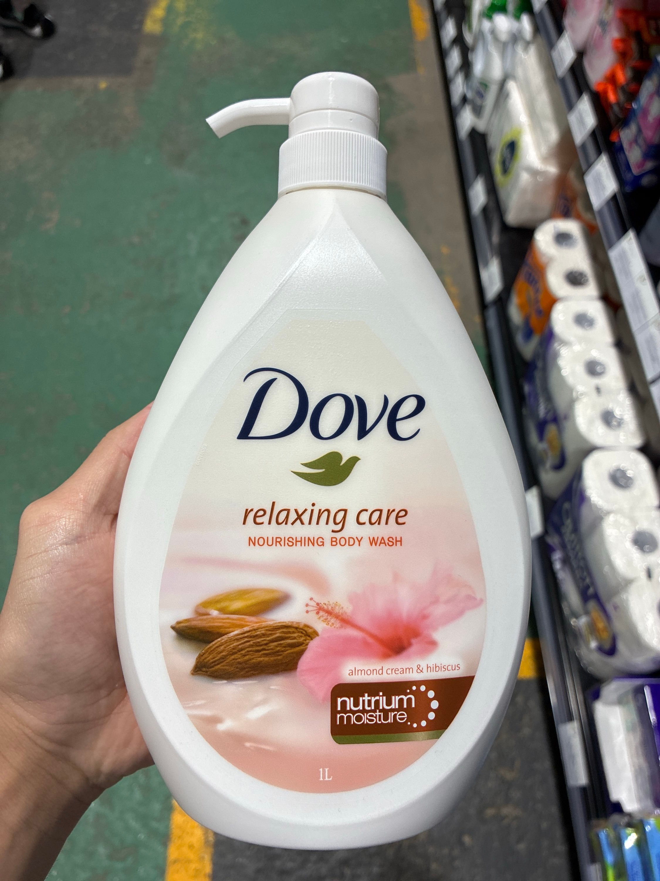 DOVE relaxing care nourishing body wash 1L