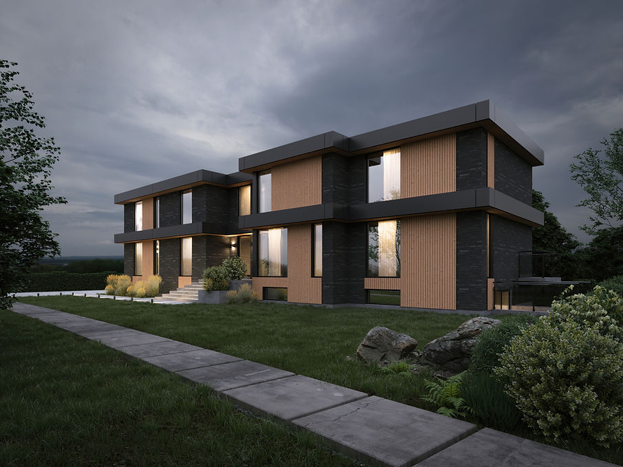 Classic Canadian Home. Classic Canadian-style house.