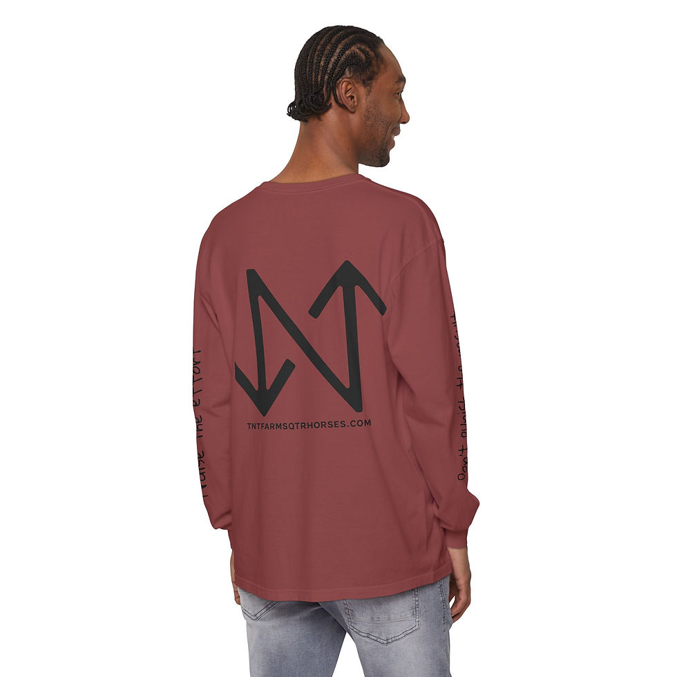 Thumbnail: TNT Quarter Horses Long Sleeve Tee — Praise the effort