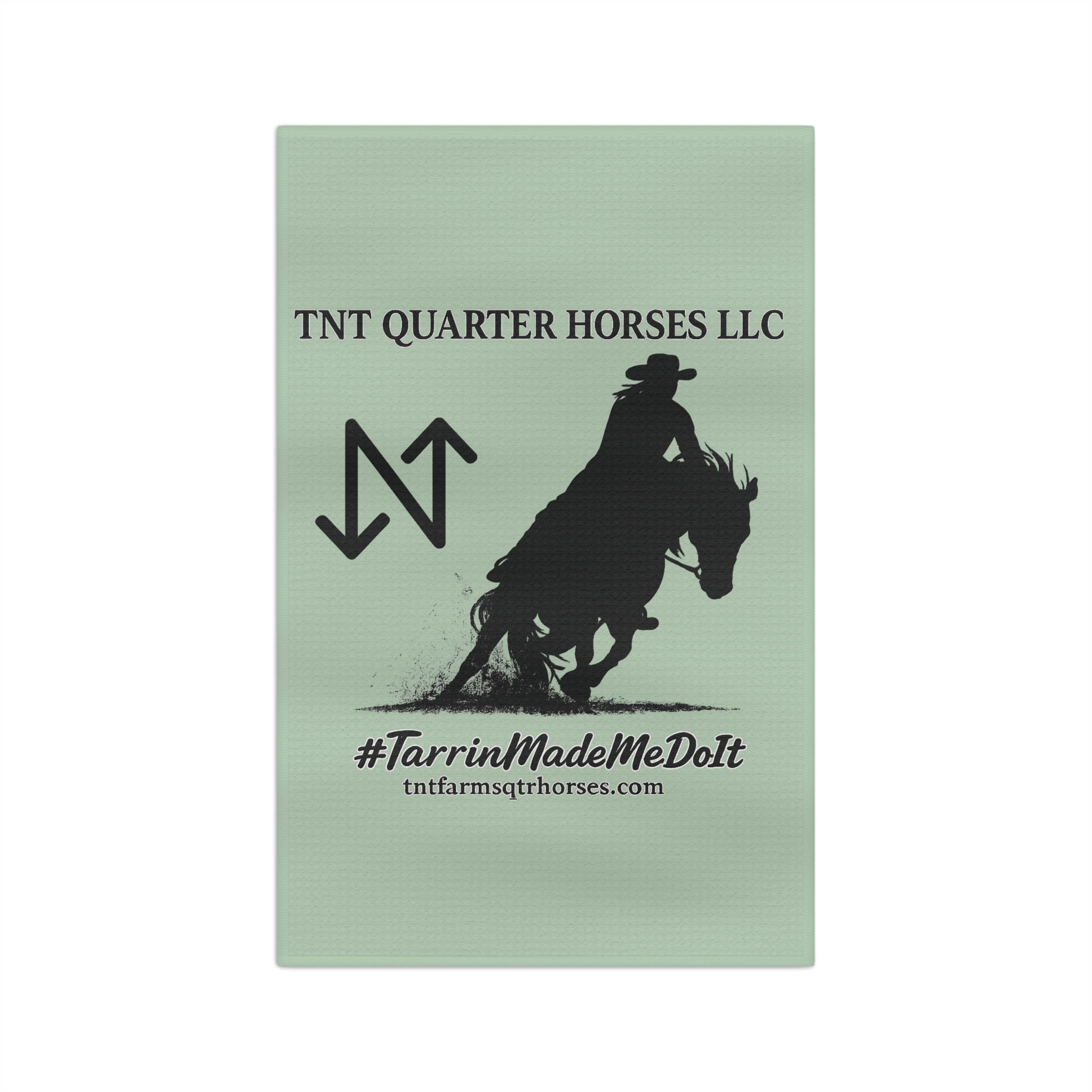 Microfiber Tea Towel — #TarrinMadeMeDoIt Western Design