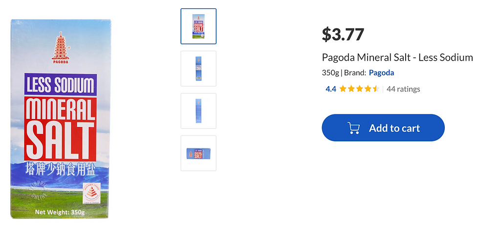 Pagoda less mineral salt