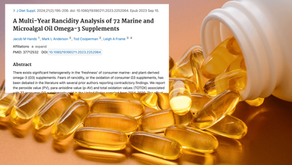 Fresh or Foul? Fish Oils and Omega 3 Supplements.