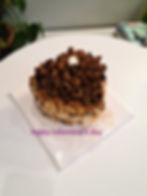 heart shaped charlotte au chocolat