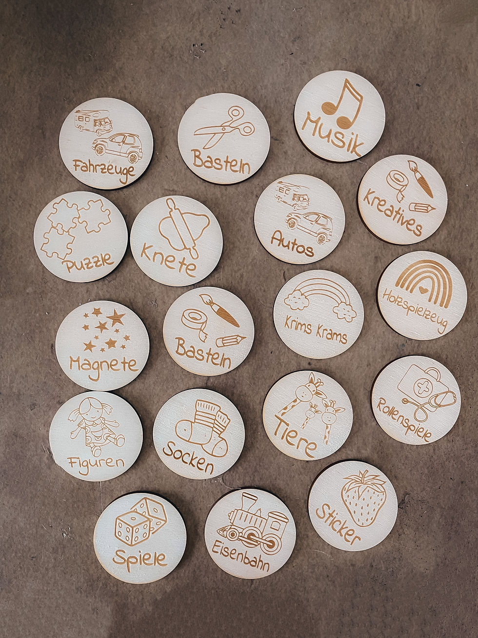 Miniaturbild: Holzschilder Trofast für Spielzeugboxen