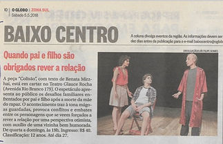 Colisão (Jornal O Globo)