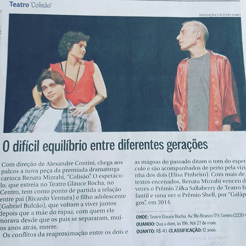 Colisão (jornal O Globo)