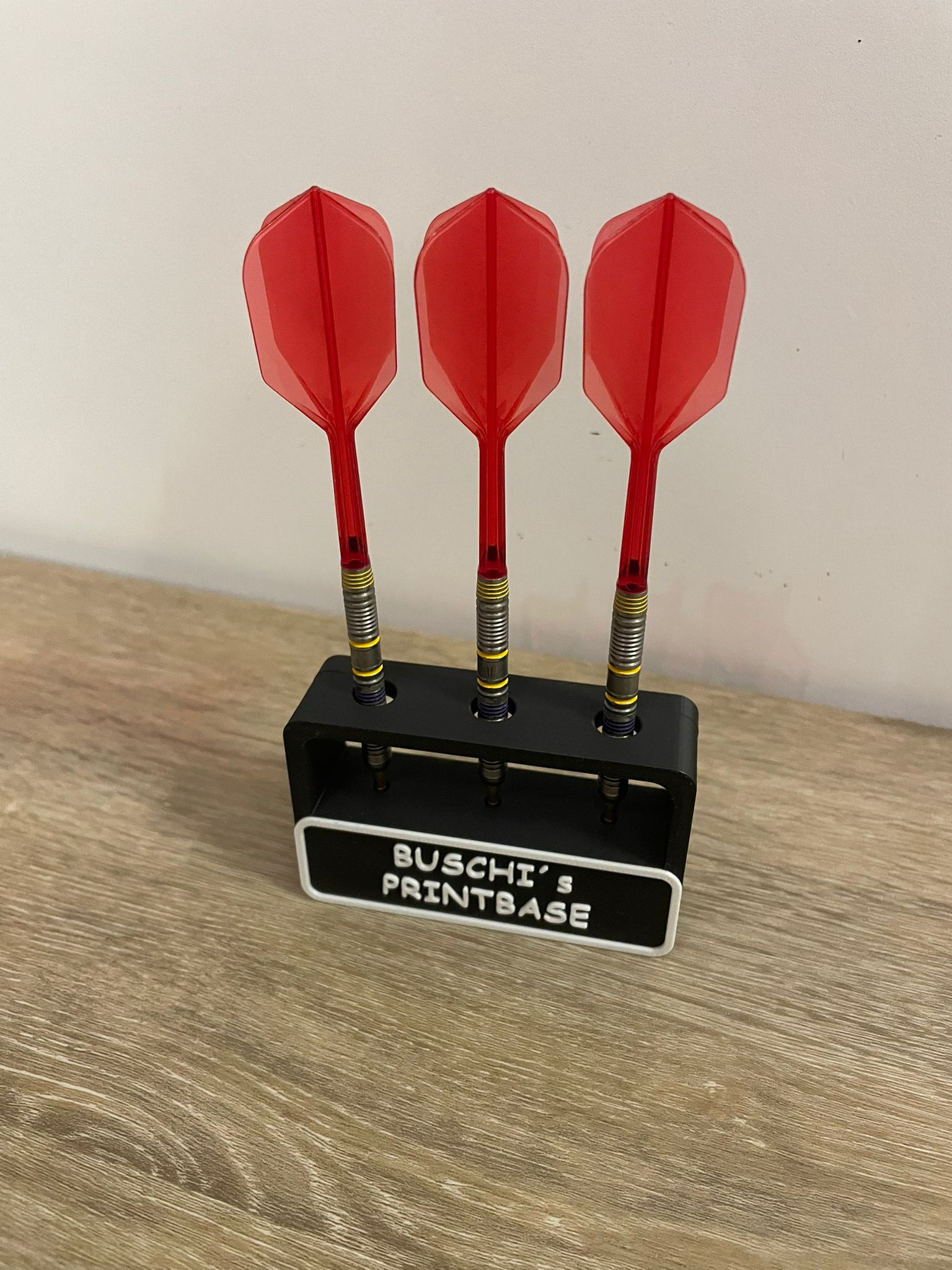 Dartständer 3 Darts mit Name