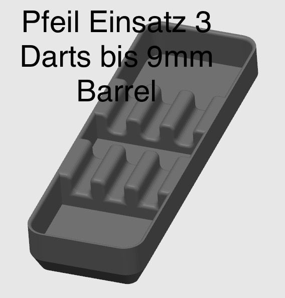 Miniaturbild: Dartsbox 6 Darts (Hoch/ mit Kleinteile Einsatz)