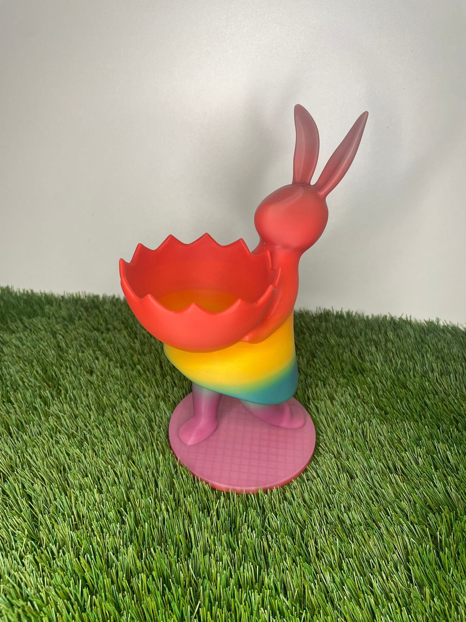 DekoHase mit kleiner Schale