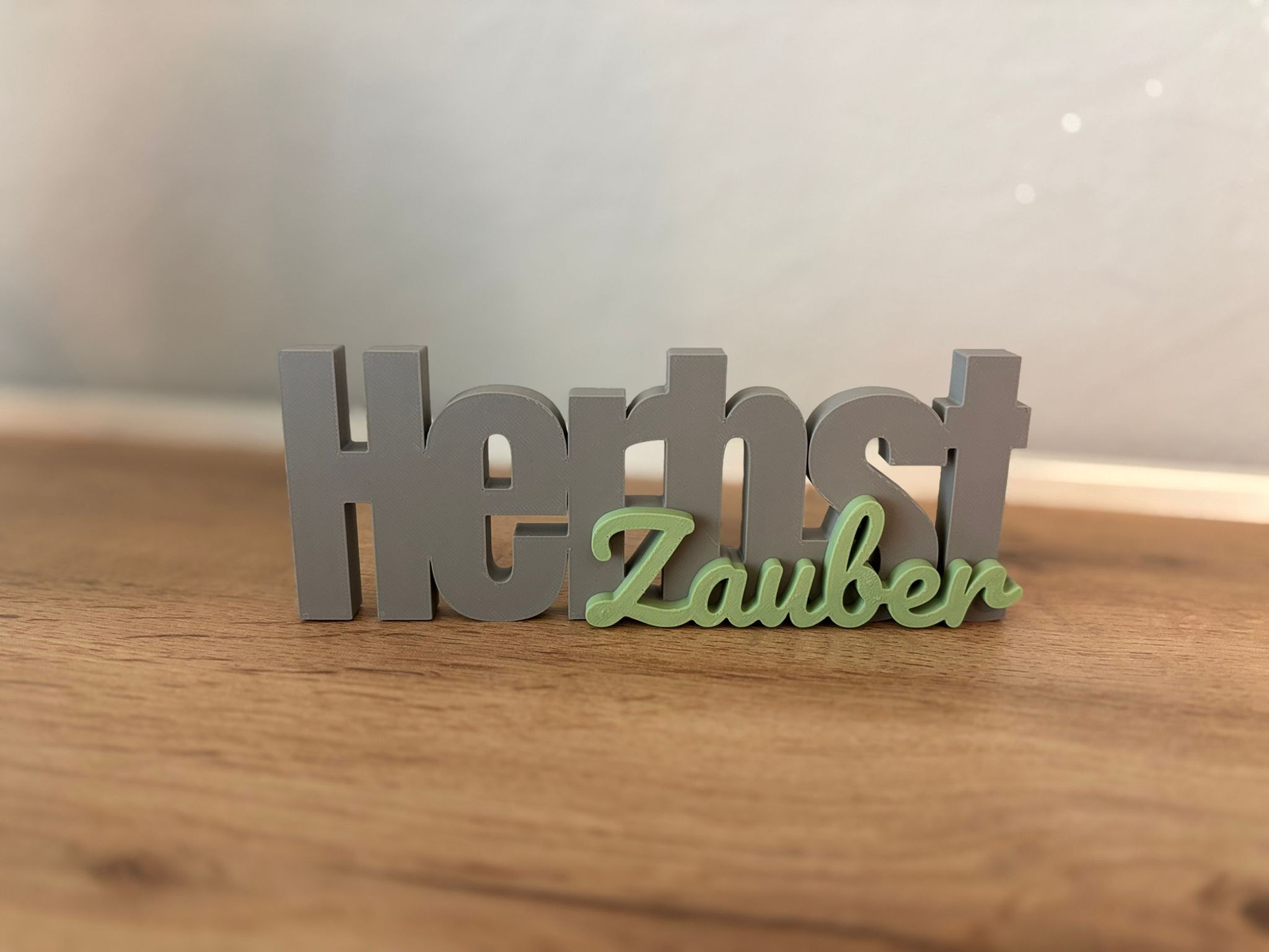 Deko Schriftzug Herbstzauber