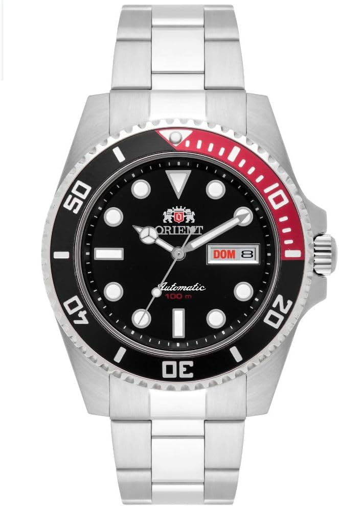 Relógio Orient Automático Preto e Vermelho
