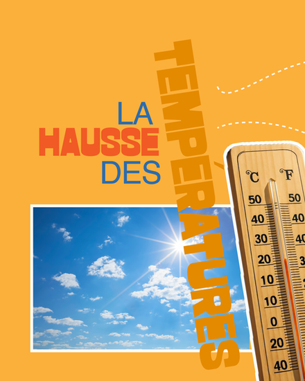 La hausse des températures