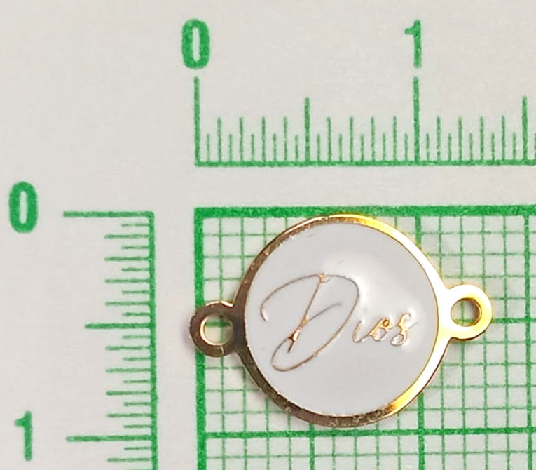 Miniatura: Dijes Acero Frase