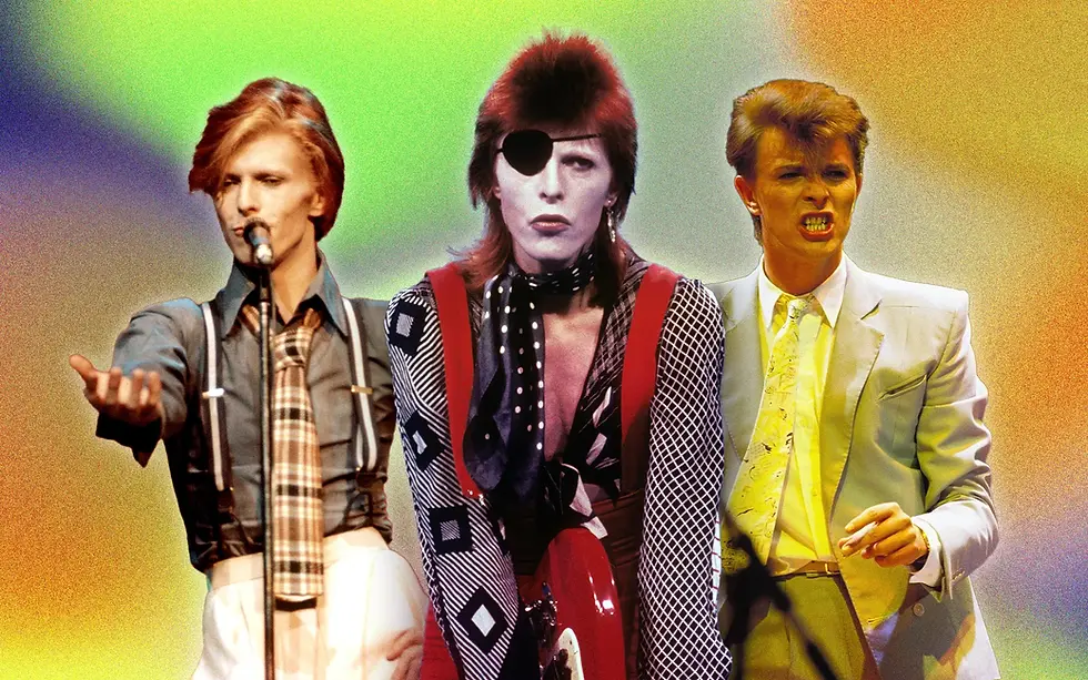 Ziggy Stardust, Aladdin Sane, il Duca Bianco. Un solo brand. Nessuna confusione.
