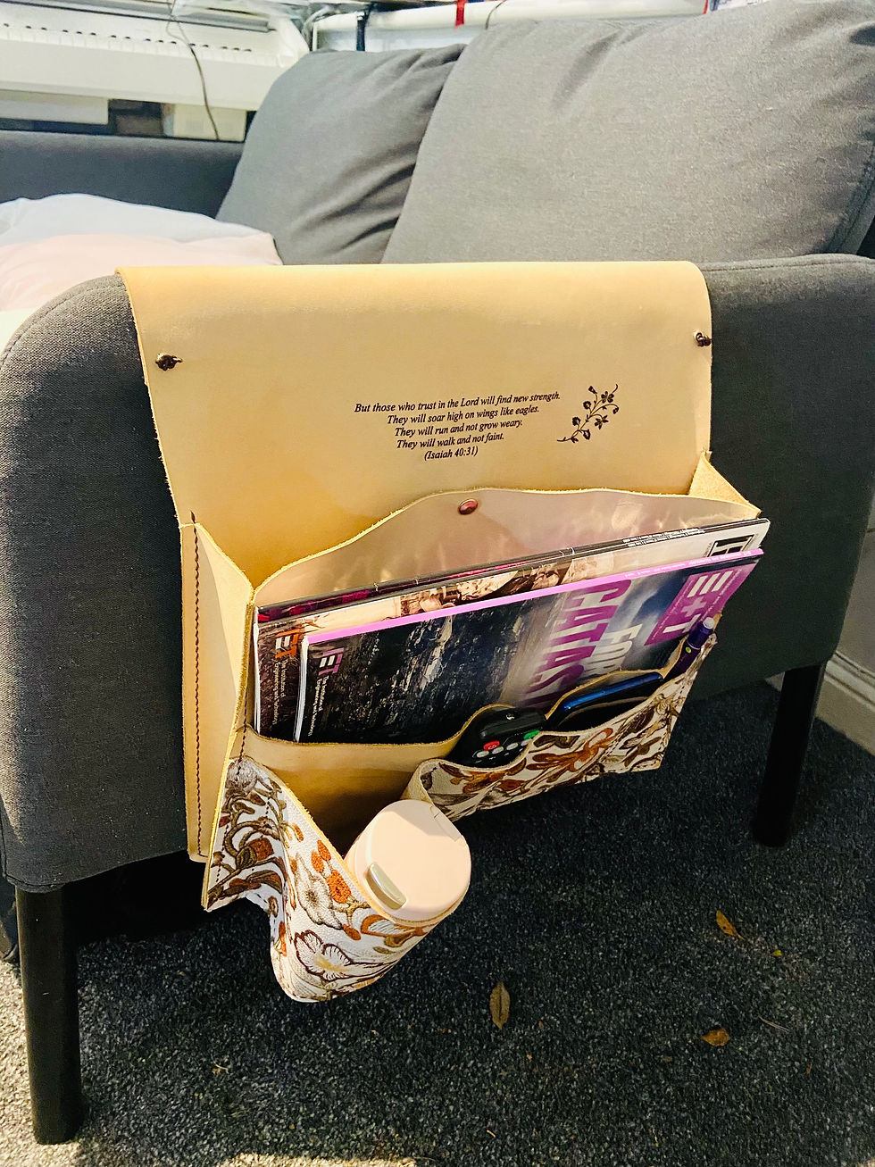 Thumbnail: Leather Sofa Armrest Pocket