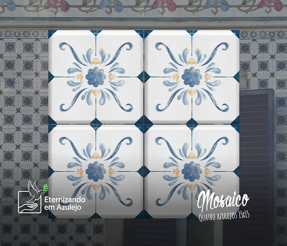 azulejo personalizado tradicional português