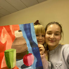 Maanantaisin Piirustus Anastasian kanssa. Piirustustunteja .