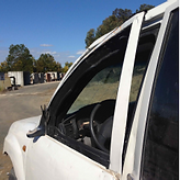 Civilian armoured vehicle blast and ballistic door protection