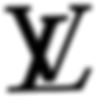 The classic LV monogram logo owned by Louis Vuitton
