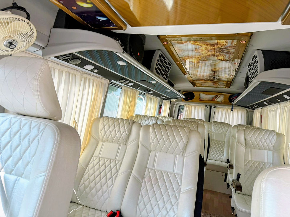Force Urbania 12 seater van rental Chennai with driver