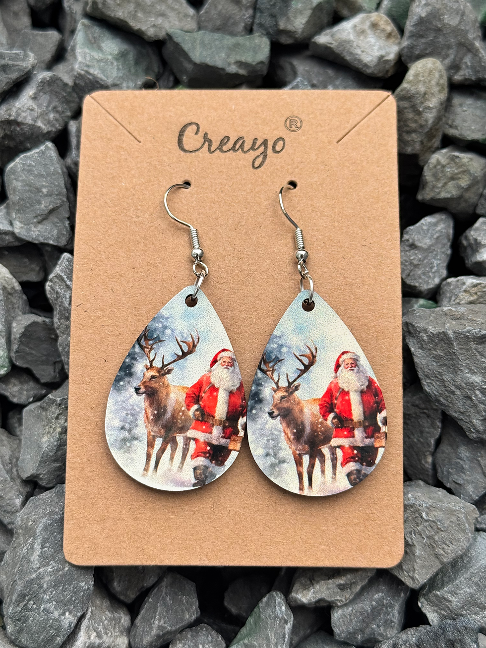 Boucle d’oreille Noël