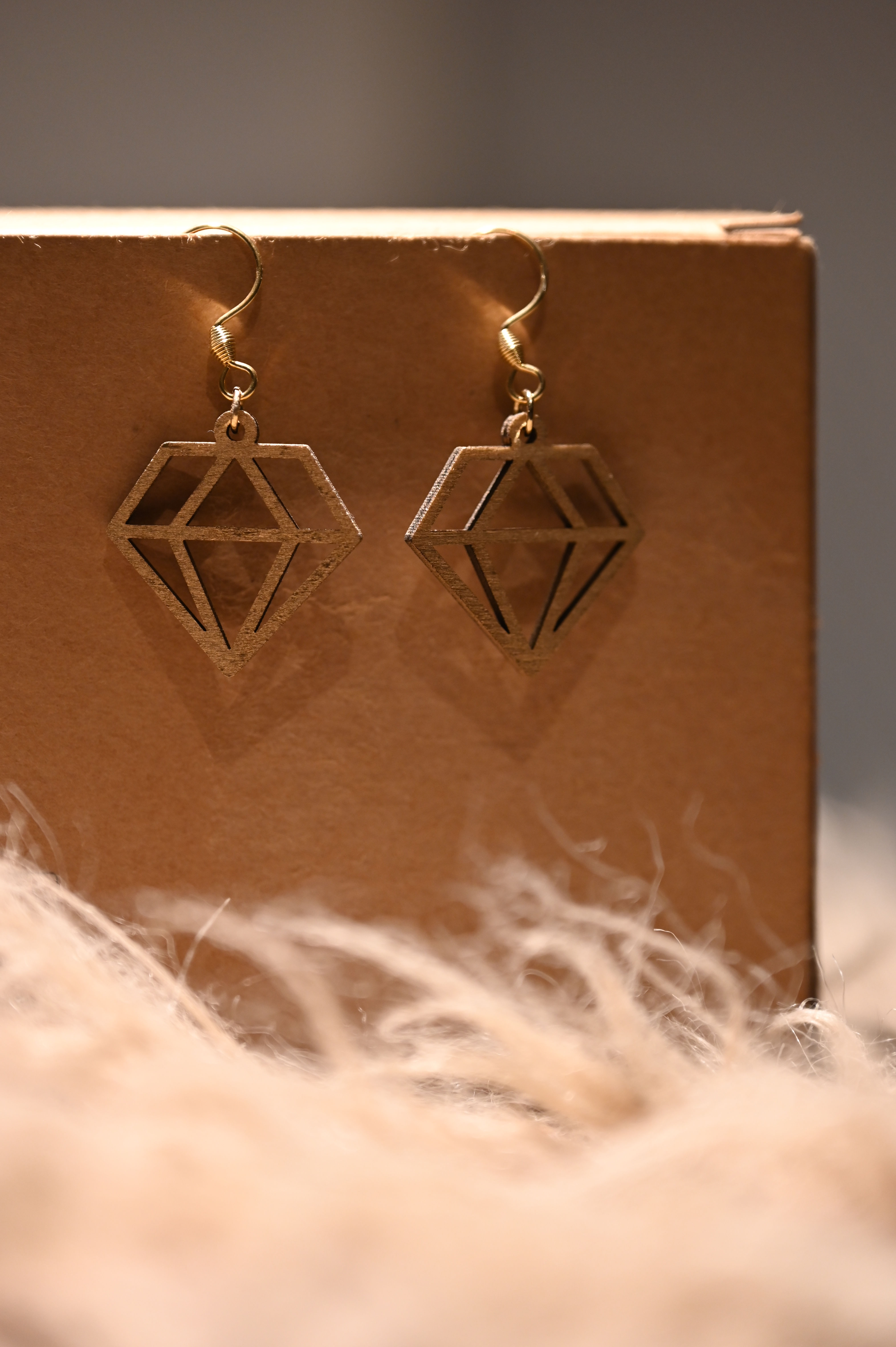 Boucle d'oreille diamant