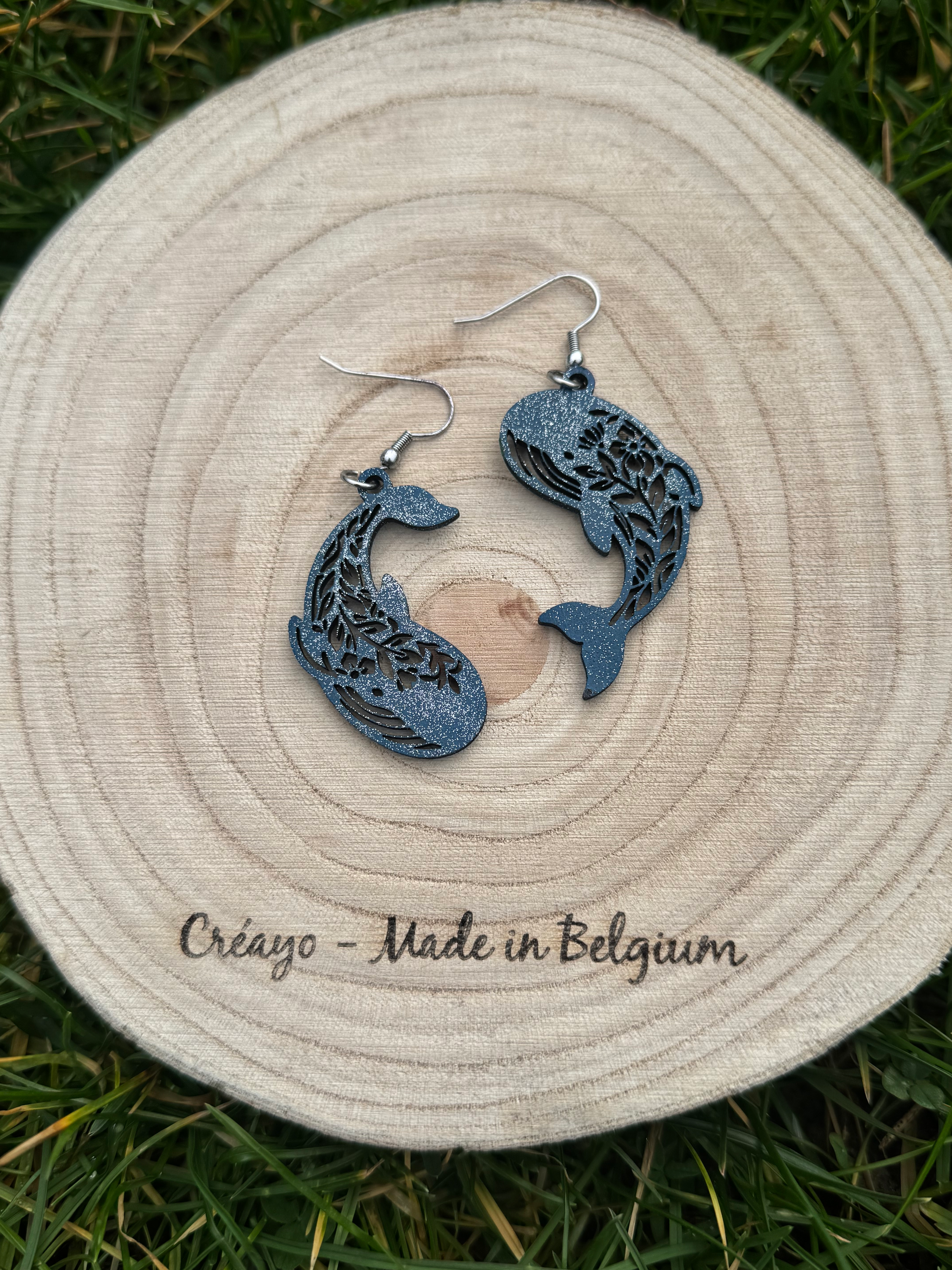 Boucle dâoreille baleine đł