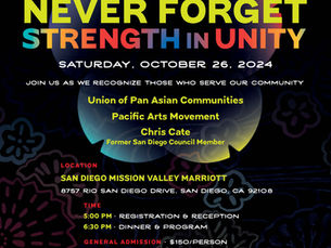 Save the Date for the JACL "Never Forget" Gala Saturday October 26th