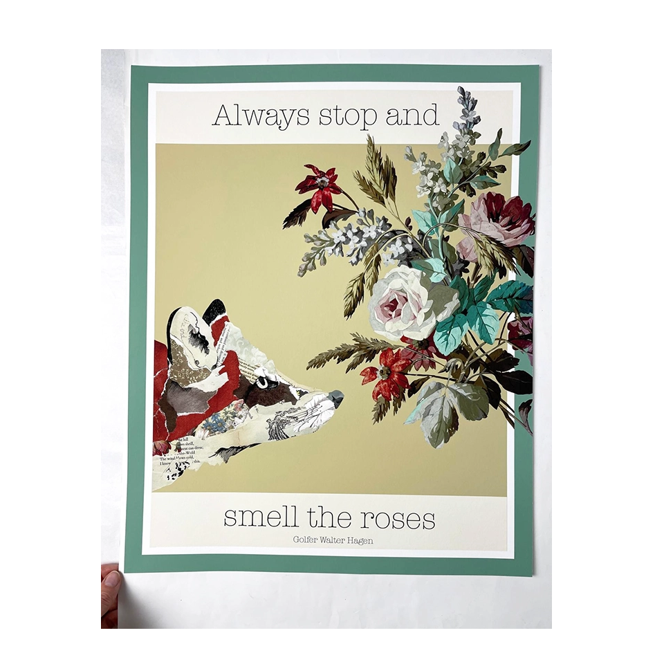 Thumbnail: Fox and Floral Collage