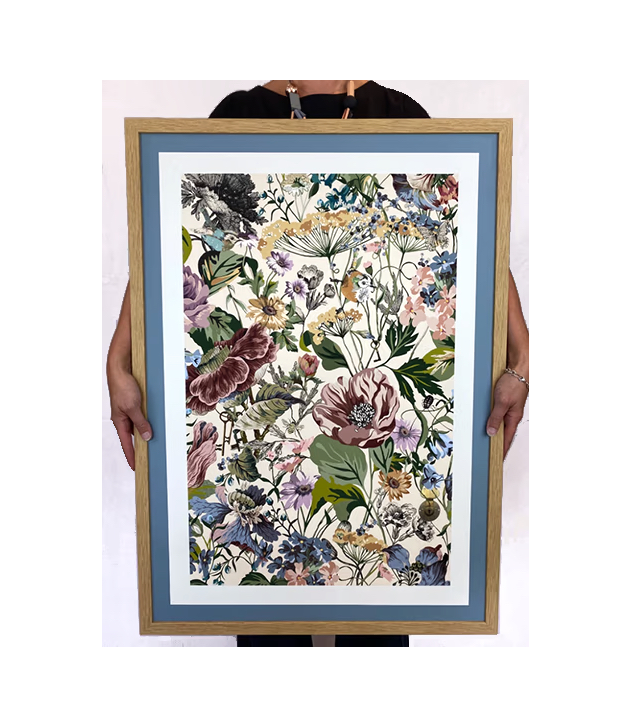 Thumbnail: "Locked in Bloom: Floral Collage Art"