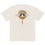 Thumbnail: T-shirt with crane design, Asian style, cream color, art detail, and branding.