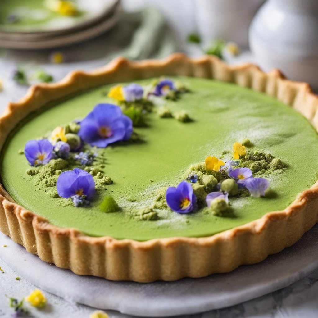 Matcha Forest Tart
