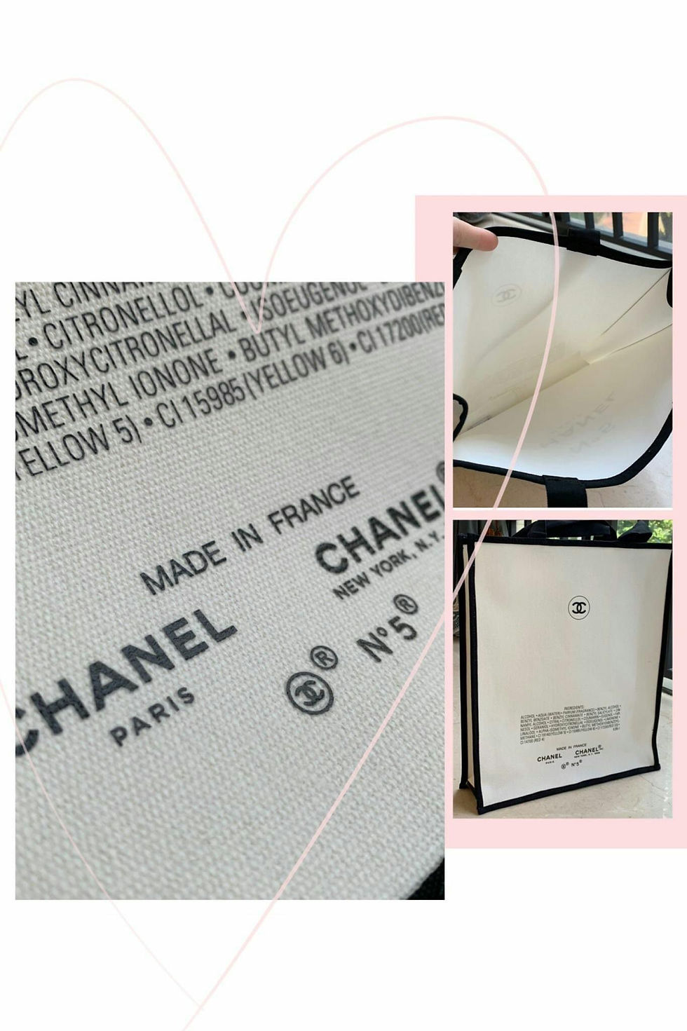 Thumbnail: Chanel N°5 香水專屬禮遇手提購物袋