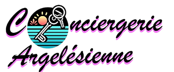 Logo de la Conciergerie Argelésienne avec trousseau de clés