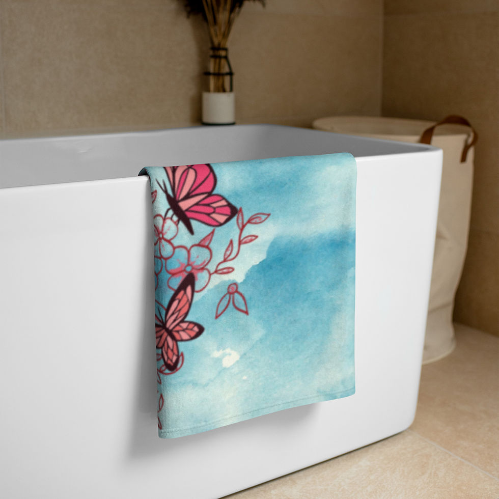 Thumbnail: Beautiful Butterfly Beach Towel