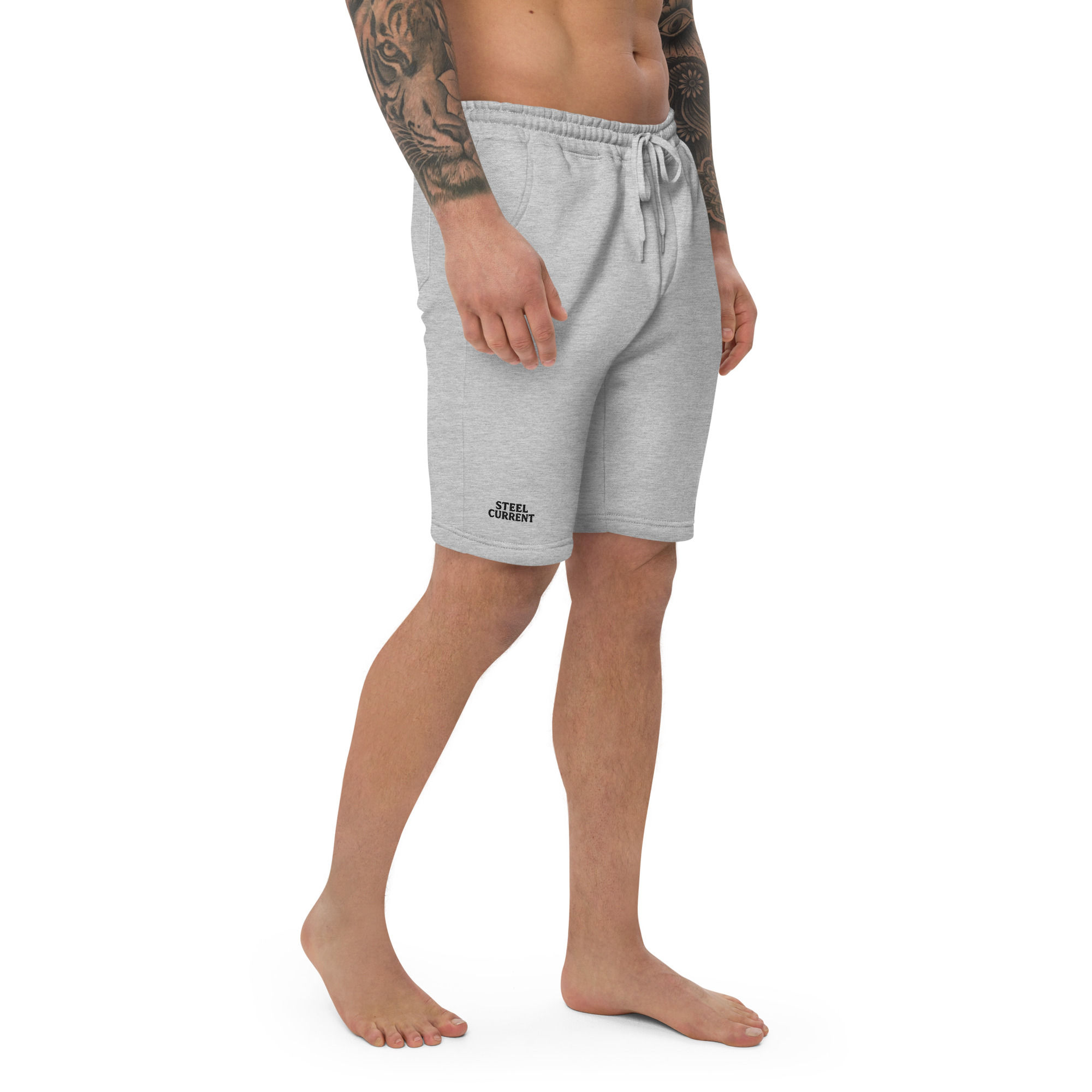 Men's Steel Current fleece shorts (light)