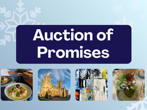 Our Auction of Promises is live!
