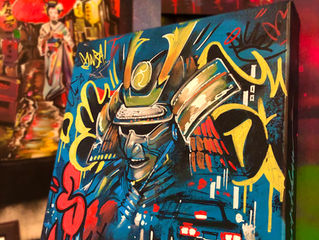 'Warrior Blue' - original painting