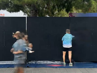 Timelapse mural video from Nice, France