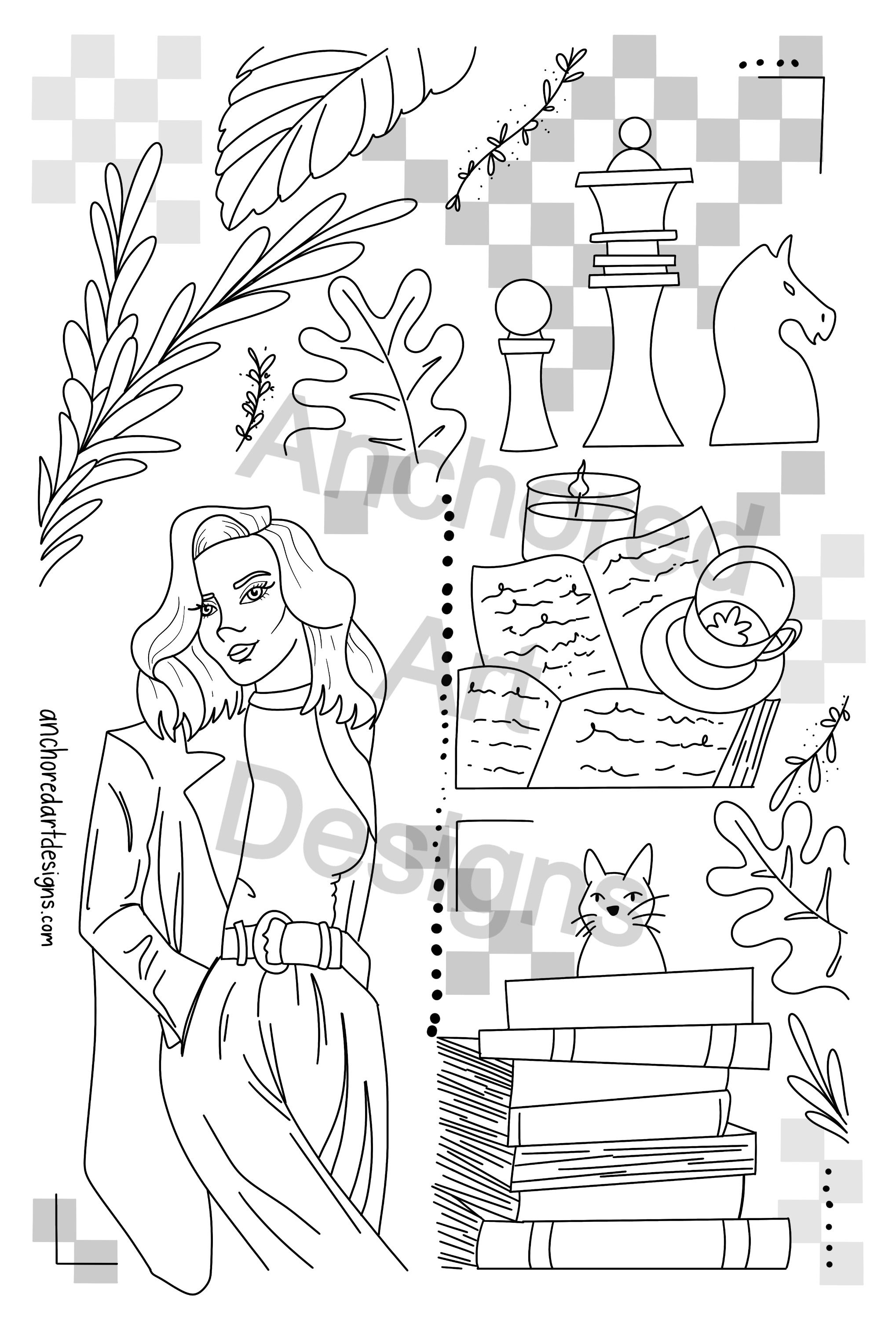 November Coloring Page