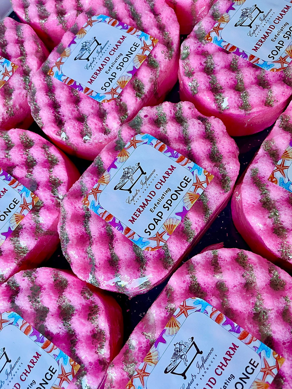 Thumbnail: Mermaid Charm Exfoliating Soap Sponge