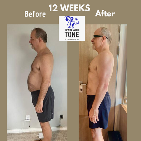Chris reduced his belly & increased his arms